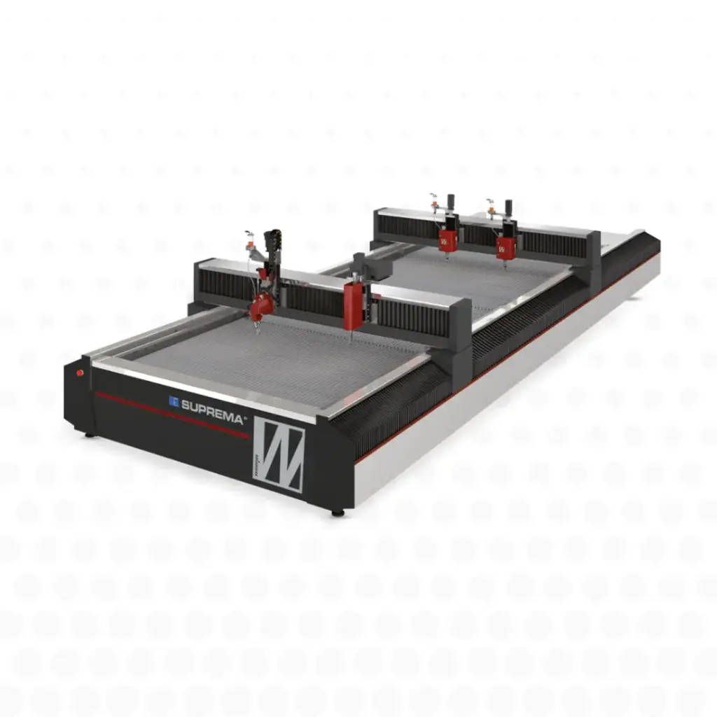 Waterjet E-SUPREMA DXD double-gantry waterjet cutting table