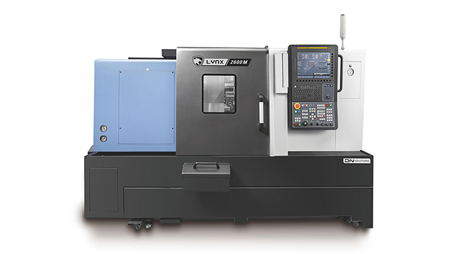 DN Solutions Lynx 2100/2600 series horizontal CNC lathe