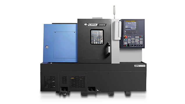 DN Solutions Lynx 2000G / 2100G series horizontal CNC lathe
